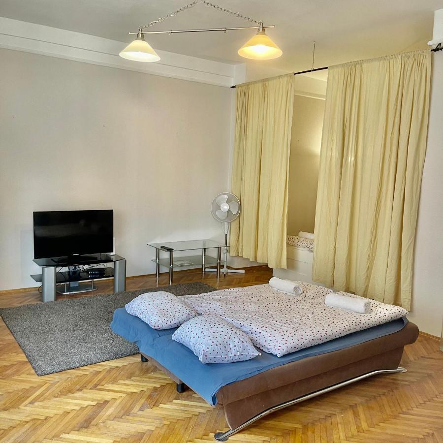 Elizabeth Bridge With Gellert-Hill View Apartment Budapest Bagian luar foto